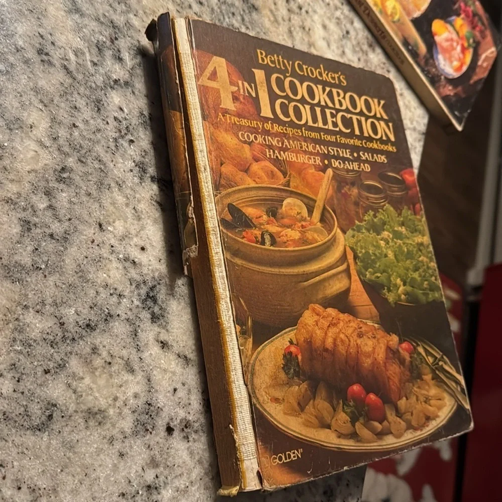 Vintage Betty Crocker's 4-in-1 Cookbook Collection